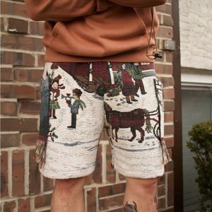 Blanket Short cargo handmade by the independent brand In Time Studios size 34